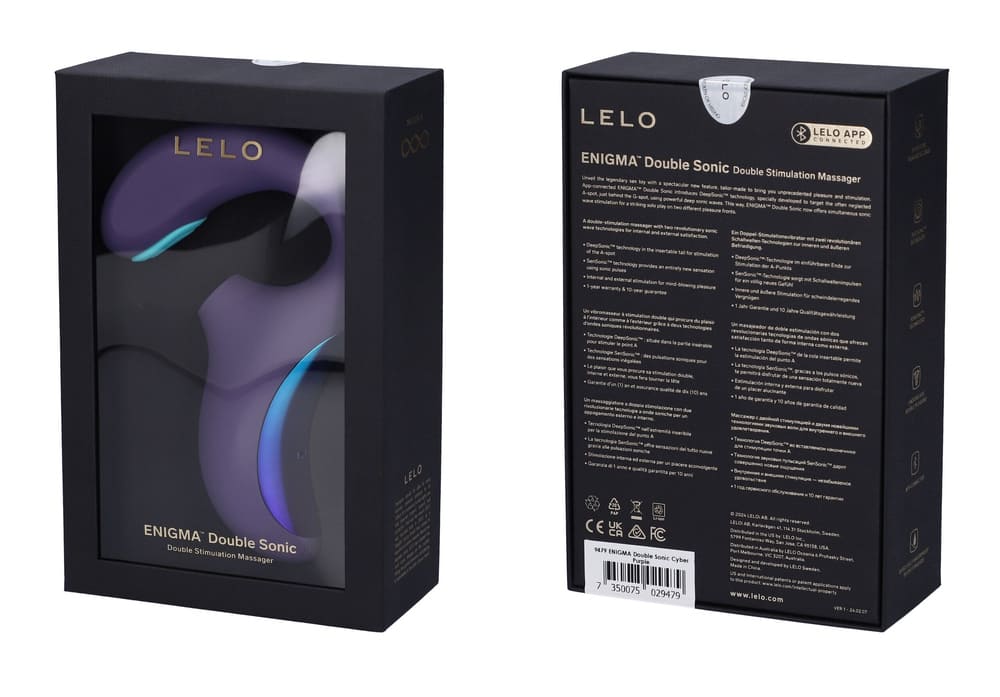 Lelo Enigma Double Sonic máy bú mút âm đạo cao cấp điều khiển qua App Lelo Enigma Double Sonic máy bú mút âm đạo cao cấp điều khiển qua App
